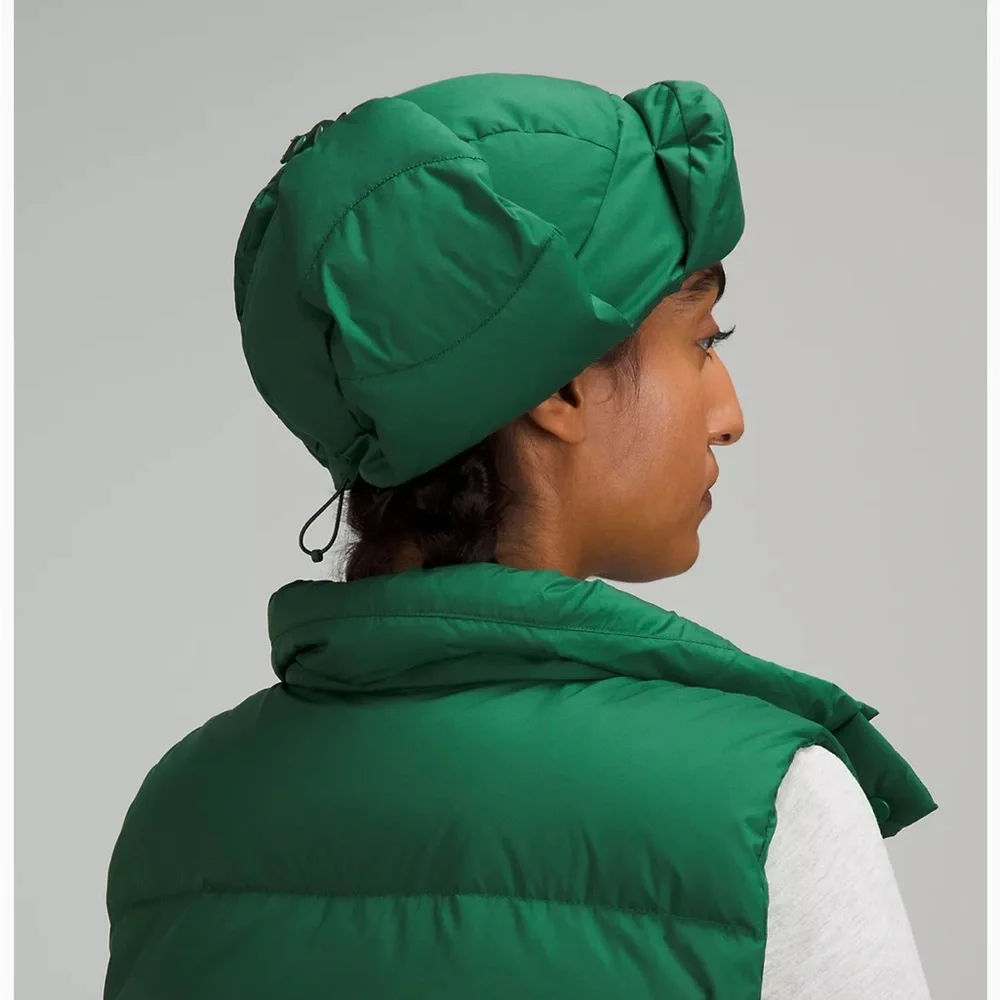 NWT Wunder Puff Trapper Hat in Everglade Green size Small/medium - Picture 3 of 9